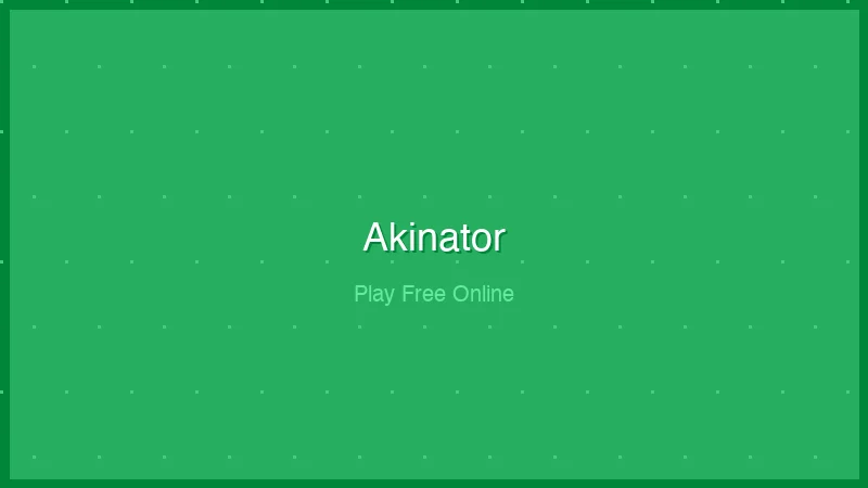 Akinator – Play the Mind-Reading Genie Game Free Online