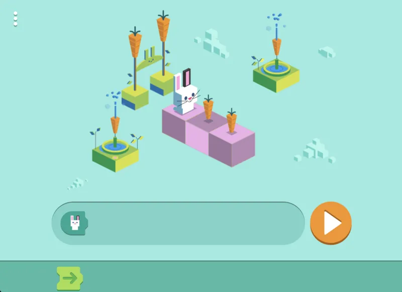 Coding for Carrots - Play the Google Doodle Coding Game