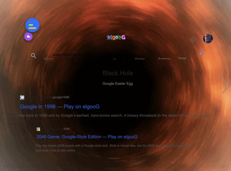 Google Black Hole – Play the Fun Easter Egg Online