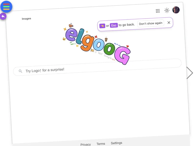 Google Tilt Easter Egg – The Askew Page Trick