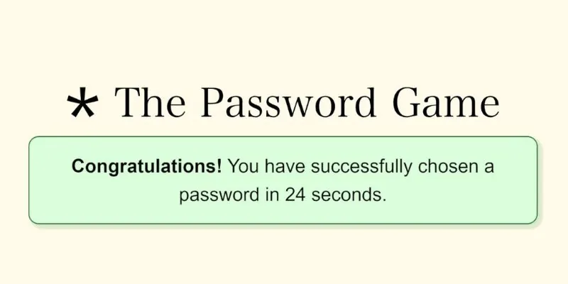 Password Game – Play The Password Game Online