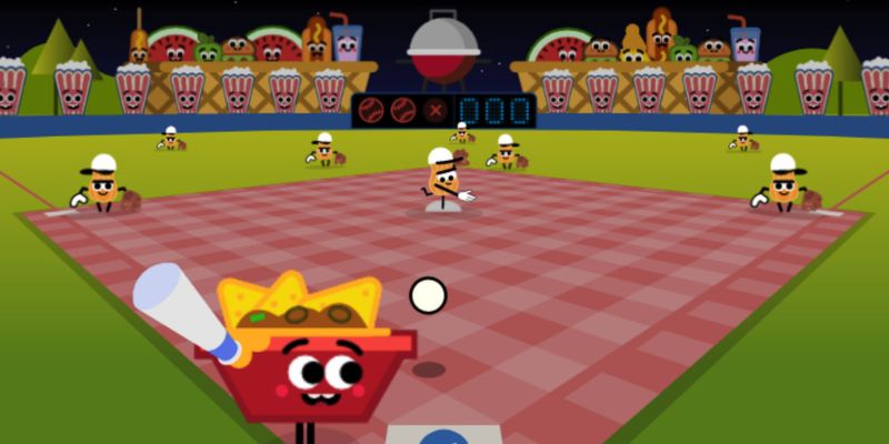 Google Doodle Baseball
