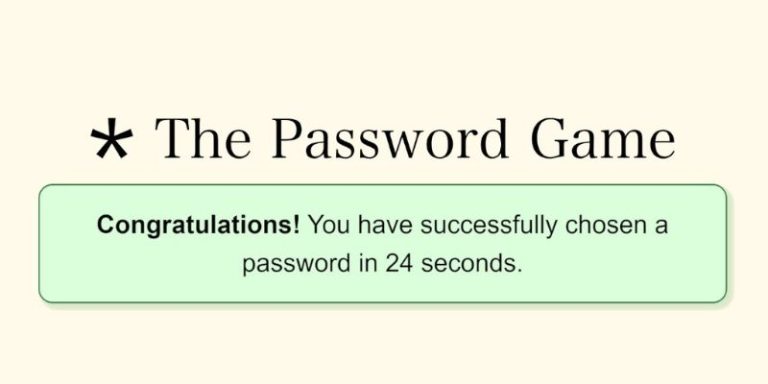 Password Game
