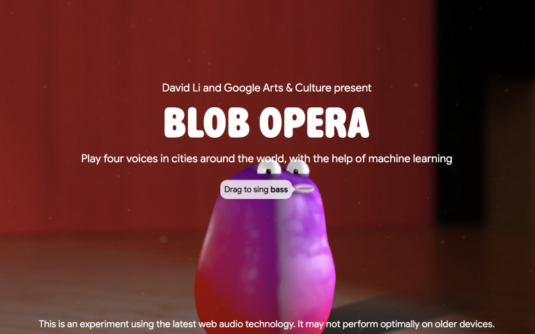 Google Blob Opera