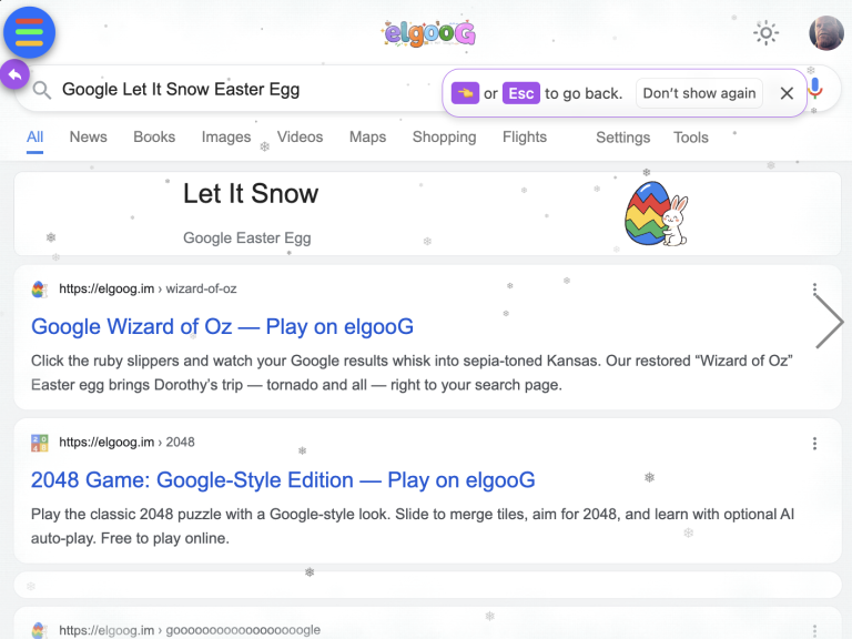 Google Let It Snow