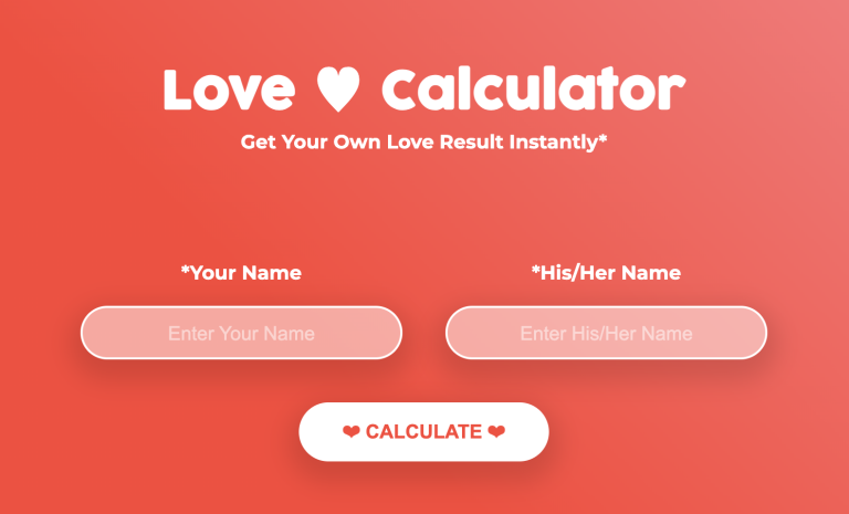 Love Calculator